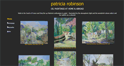 Desktop Screenshot of patriciarobinson.co.uk