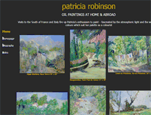 Tablet Screenshot of patriciarobinson.co.uk